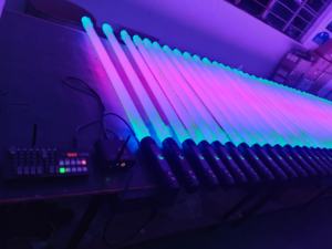 Lampu Pixel Video Lima Warna dengan Remote Nirkabel Baterai RGBWA Led 360 Tube Light - Product Image 5