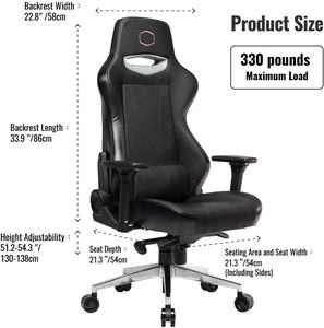 Chaise de Gaming ergonomique pivotante 360, confortable, ergonomique et inclinable, pour ordinateur de bureau et de jeu de course - Product Image 3