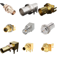 Conector Coaxial RF 731750050, Conector Triaxial Recto de 3 Ranuras, Abrazadera TWC-78-2 y TWC-124-2, Cable, Cuerpo de Latón Niquelado B