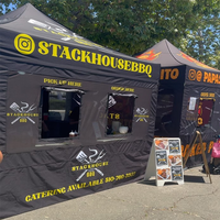 Carpa de Toldo Impresa Personalizada, Carpa Plegable para Exteriores con Toldo de Tela Oxford 600D con Ventanas y Puertas para Ferias Comerciales y Campamentos