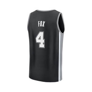 2025 nuove maglie da basket cucite/stampa a caldo San Antonio #4 De'Aaron Fox - Product Image 6