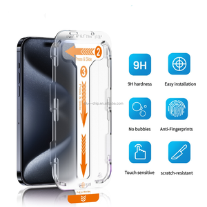 Peep-Proof 9H Confidentialité Anti-<span class=keywords><strong>espion</strong></span> Téléphone Mobile Film de verre trempé sans poussière Installation facile Protecteur d'écran pour <span class=keywords><strong>Iphone</strong></span> 17 16 15 - Product Image 2