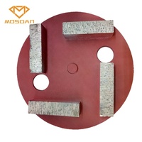 Plaque de 4 pouces 100mm 4 barres avec 1 goupilles Disque de meulage diamant pour béton pour JS