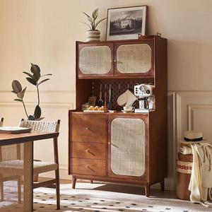 Nordic Solid Wood <b>Sideboard</b> With Storage Living Room Cabinet - Product Image 2