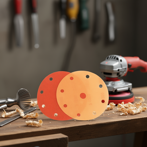 Disque de ponçage Ttake, grain 1000, support Velcro, disque abrasif pour le polissage du bois et du métal - Product Image 3