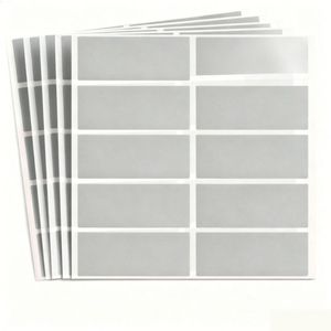 Autocollants holographiques personnalisés, papier argenté brillant, étiquettes imperméables, pour la fermeture de boîtes et d'emballages - Product Image 2