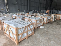 Dalles de granit gris clair G603 pour marches d'escalier, revêtement, bordures et pavés