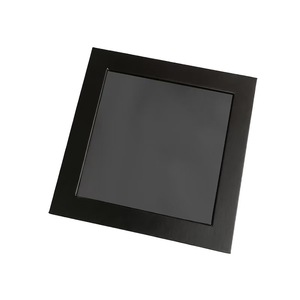 Custom Logo Luxury <b>Black</b> Recycled Corrugated Board Magnetic Rigid Gift <b>Box</b> with Clear Window - Product Image 3