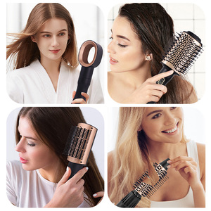Sèche-cheveux 4-en-1 à <span class=keywords><strong>air</strong></span> chaud, peigne lissant multifonction, sèche-cheveux domestique 1000W, moteur brossé anti-surchauffe 110 000 tr/min - Product Image 3