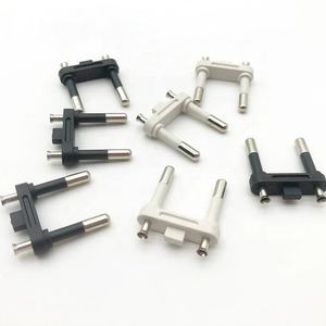 Terminale e Connettore per Presa Elettrica Standard UE <span class=keywords><strong>con</strong></span> 2 Uscite, Inserto in Ottone <span class=keywords><strong>con</strong></span> Design a Otto Terminali per Uso Commerciale - Product Image 4