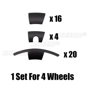 40PCS Cache-roues pour Tesla Model Y 2021-2023, pour jantes de 20 pouces, protections de garniture de jante à induction, accessoires ABS - Product Image 3