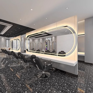 Espejo de Pared de Vidrio LED Moderno para Salones de Belleza, Barberías, Baños, Muebles Comerciales - Product Image 2