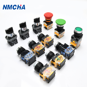 22mm dẫn chiếu sáng tự trở lại chốt kim loại đẩy nút chuyển đổi kết nối không thấm nước 10A Max. current 1NC chuyển đổi kết hợp - Product Image 6