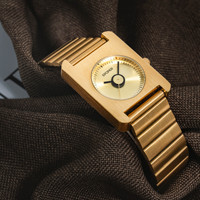 Montre à quartz pour femme, style neutre et simple, haut de gamme, cadran contrasté, en acier inoxydable, rétro et élégante