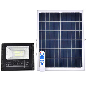 Projecteur <span class=keywords><strong>LED</strong></span> solaire extérieur étanche IP67 haute efficacité pour stade, avec télécommande et minuterie, pour éclairage de rue - Product Image 3