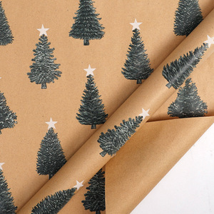 <span class=keywords><strong>Papel</strong></span> de regalo marrón de Navidad, hoja de rollo de <span class=keywords><strong>papel</strong></span> de regalo para decoración de embalaje de regalo, <span class=keywords><strong>papel</strong></span> artesanal - Product Image 2