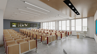 Ensemble table et chaise de classe, bureau et chaise en bois pour l'école, mobilier de classe intelligent pour le collège, ensemble table et chaise pour l'école