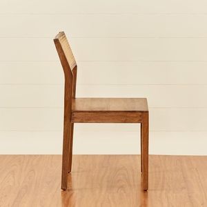 Ensemble de 2 chaises de salle à manger en bois de sheesham massif, finition miel, sièges en bois pour salle à manger, salon, meubles de maison - Product Image 3