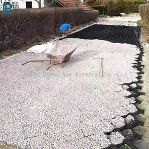 HDPE mật ong Lược nhựa geocell kết cấu đục xây dựng đường giữ lại tường sỏi lưới nhà sản xuất giá PP Geo di động - Product Image 3