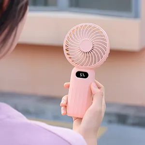 Wind Speed Display Rechargeable Portable Mini Handheld Fan With Best Price
