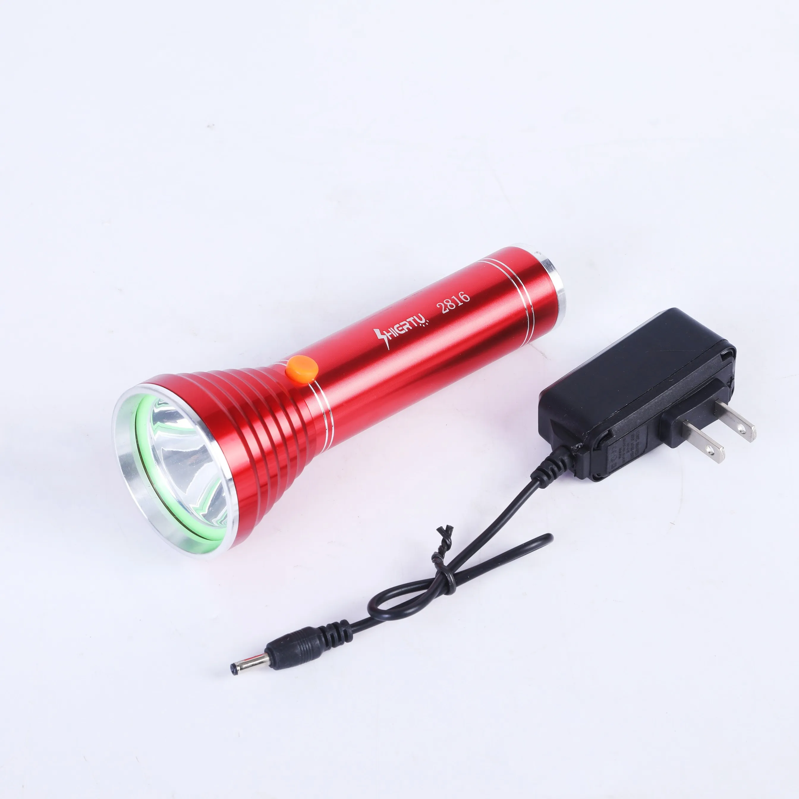 New design LED Flashlight Hidden Plug charging Rechargeable Outdoor use Torch