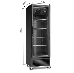 ตู้แช่เครื่องดื่มแบบตั้งตรง Kenkuhl รุ่น Commercial Upright Display Cooler ประตูกระจก พร้อมไฟ LED  OEM/ODM SCF420 Kenkuhl Bev - Product Image 4