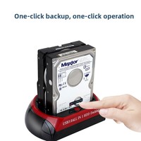 Box per Disco Rigido Portatile USB per Computer Desktop e Notebook, Supporto 2.5 SATA 3.5 Pollici, Porta Seriale IDE Parallela Modello 575D