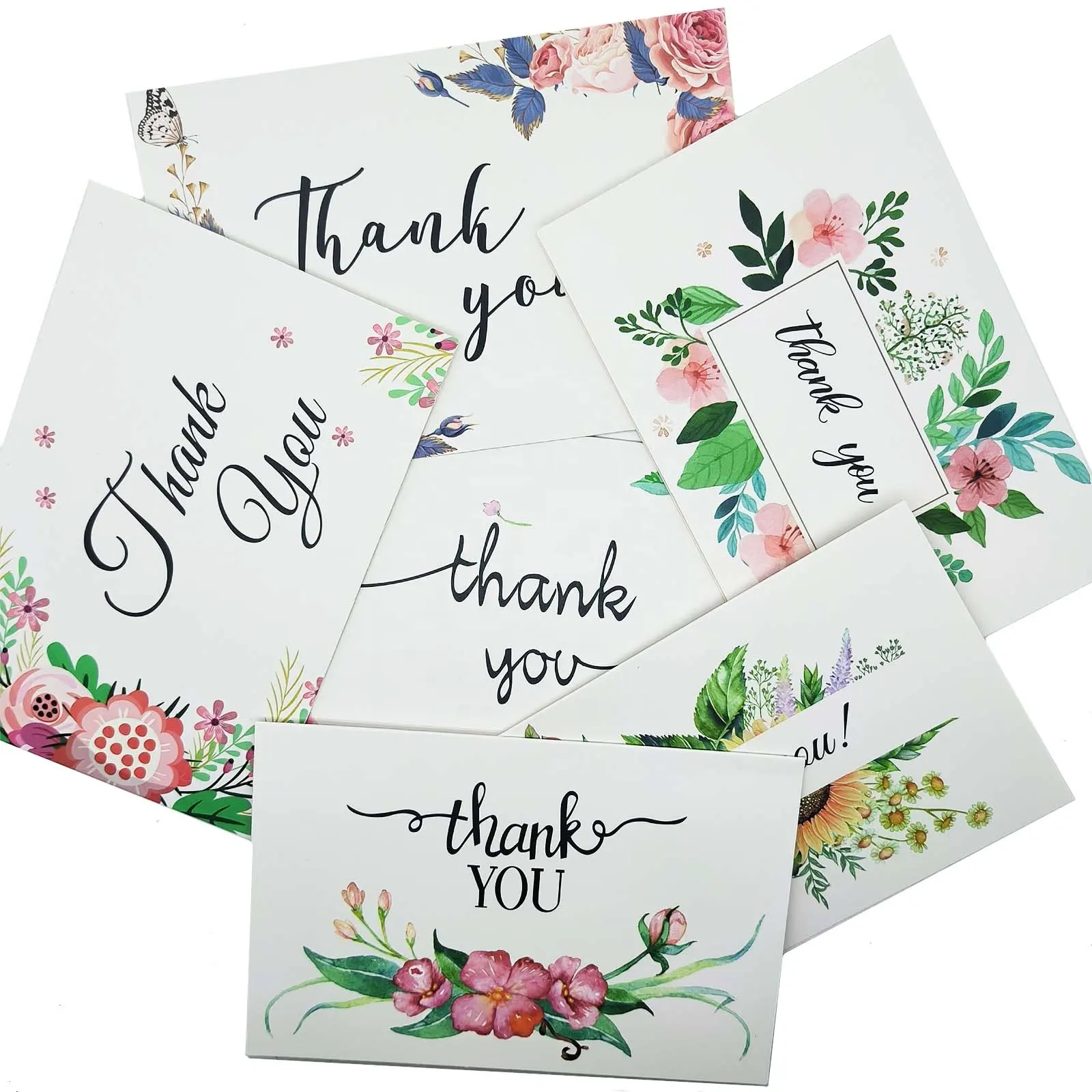 Custom Print Colored Paper Thank You Cards with Envelopes Custom Paper Cards Business Cards Postcards