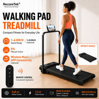 Caminadora Plegable con Inclinación, Máquina para Correr en Casa, Equipo de Ejercicio Cardiovascular para Interiores, Fitness Personal