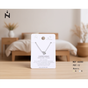 Tobillera de Acero Inoxidable con Colgante de Capricornio, Joyería con Signo del Zodiaco para Mujer - Product Image 3