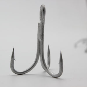 Pujian PR-8626 kail kuat bulat Super tajam kait trebel baja karbon tinggi antikarat 10-18 # memancing 1 - Product Image 4