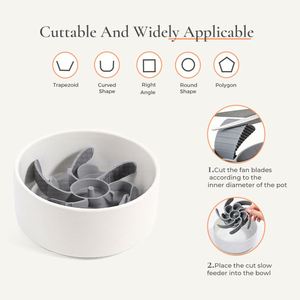 Inserto de silicona de grado alimenticio personalizado para comedero lento de perros, cortable, accesorios antiasfixia para alimentación de mascotas con fuerte ventosa - Product Image 4