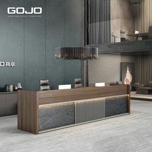 Mostrador de Recepción de Diseño Moderno en MDF para Hoteles, Oficinas, Bares, Salas de Estar, Talleres, Gimnasios, Escuelas, Spas <span class=keywords><strong>y</strong></span> Hospitales - Product Image 2