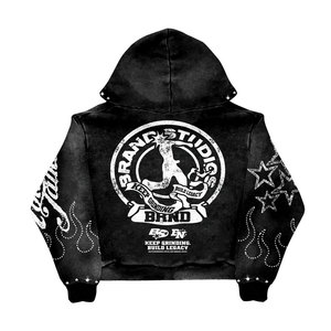 Chándal Deportivo Personalizado para Hombre, Ecológico, de Poliéster/Algodón, con Capucha, Estampado, Cortavientos, Transpirable, Ligero, de Secado Rápido para Invierno - Product Image 3