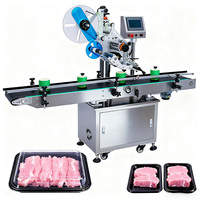 Machine d'étiquetage automatique électrique pour surfaces planes, pour bouteilles, cartons, sacs en verre - Moteur haute efficacité, haute précision