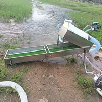 Drague d'aspiration d'or portative GX200/Zongshen225 à essence avec compresseur d'air et séparateur de minéraux pour rivière