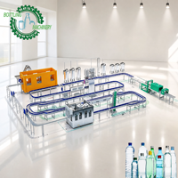 Ligne de production de remplissage d'eau pure clé en main A-Z 10000BPH CGF24-24-8 avec certification CE ISO pour bouteilles en plastique