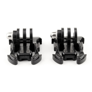 Adaptador de montaje para <span class=keywords><strong>GoPro</strong></span> <span class=keywords><strong>HD</strong></span> Hero 6 5 4 3 2 1 3 + Cámara, hebilla de liberación rápida, soporte básico, hebilla plana, Base para casco - Product Image 1