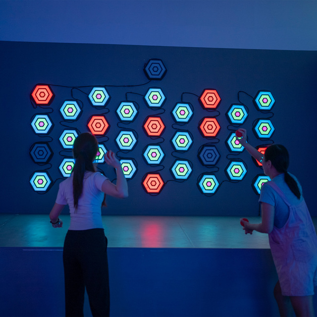 Pixfi Games Active Game Wall Light & LED Floor Activate Arena LED Interactive Light for Game Room