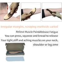 Planche Gua Sha en Cuivre Rouge Haute Pureté Classe I Favorise la Circulation Sanguine Antibactérien Naturel Portable Certifié CE Garantie 3 Ans
