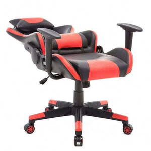 Kostenloser Versand Red Leather Chaise <span class=keywords><strong>Gaming</strong></span> <span class=keywords><strong>Chair</strong></span> 4D Armlehne Faltbare Liege mit Massage funktion für Home Office oder <span class=keywords><strong>Gaming</strong></span> - Product Image 3