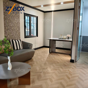 <span class=keywords><strong>Casa</strong></span> Modular Prefabricada con Textura de Madera Resistente a la Intemperie, <span class=keywords><strong>Casa</strong></span> Contenedor Expandible de Lujo de 20 pies/40 pies con Baño para el Mercado de EE. UU. y Australia - Product Image 4