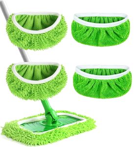 4 packs de tampons de vadrouille réutilisables en microfibre, lavables, compatibles avec les recharges <span class=keywords><strong>Swiffer</strong></span> Sweeper <span class=keywords><strong>pour</strong></span> chiffons de balayage humides et secs. - Product Image 1