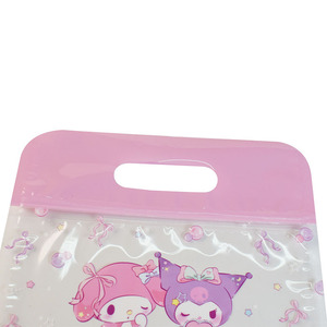 LT tùy chỉnh máy in có thể tái chế mờ Zip khóa trong suốt Túi rõ ràng đáy phẳng rõ ràng dây kéo túi nhựa có tay cầm nạp lại - Product Image 4