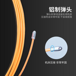 Tire-câble en PE et PP, dispositif de guidage de fil électrique pour câblage dissimulé, pour la pose de câbles réseau - Product Image 3