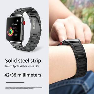 <span class=keywords><strong>Correa</strong></span> de reloj de acero de aleación DENIXI para reloj con hebilla plegable, compatible con múltiples anchos de <span class=keywords><strong>correa</strong></span> (38-49 mm) - Product Image 4