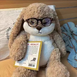 ตุ๊กตากระต่ายผ้าฝ้าย ตุ๊กตากระต่ายหูยาวน่ารัก ของเล่นตุ๊กตาขนนุ่ม ของขวัญสำหรับเด็ก ตกแต่งห้อง ของขวัญวันเกิด - Product Image 2