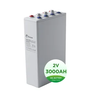 Max Power Solid State Solar Battery 800 1000 1200 2000 Ah Amp Energy Storage OPZV Solar Battery