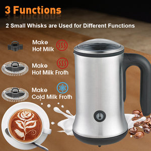 <span class=keywords><strong>Mousseur</strong></span> à <span class=keywords><strong>lait</strong></span> électrique personnalisé pour usage domestique, cuisine, <span class=keywords><strong>Aeroccino</strong></span>, carafe amovible, machine à cappuccino instantanée - Product Image 3