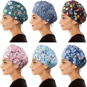 Gorro <span class=keywords><strong>de</strong></span> trabajo médico con diseño impreso personalizado, gorro <span class=keywords><strong>de</strong></span> <span class=keywords><strong>cirujano</strong></span> personalizable con opciones <span class=keywords><strong>de</strong></span> bordado personalizado, gorro <span class=keywords><strong>de</strong></span> enfermería - Product Image 2
